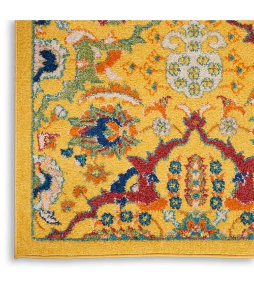 Nourison Allur Area Rug ALR03-Yellow Multicolor