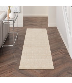 Nourison Home Nourison Essentials Ivory Beige NRE04 2 ft. 2 in. X 7 ft. 6 in. Rectangle Rug