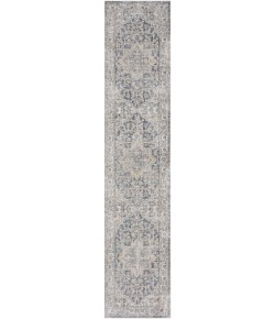 Nourison Astra Washables - Asw12 Grey Blue Area Rug 2 ft. 2 in. X 8 ft. Runner