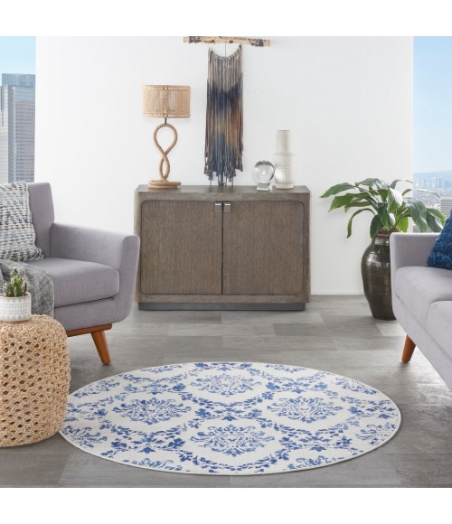 Nourison Whimsicle Area Rug WHS01-Ivory Navy