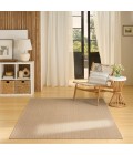 Nourison Tulum Taupe TLM02 6 ft. X 9 ft. Rect. Rug