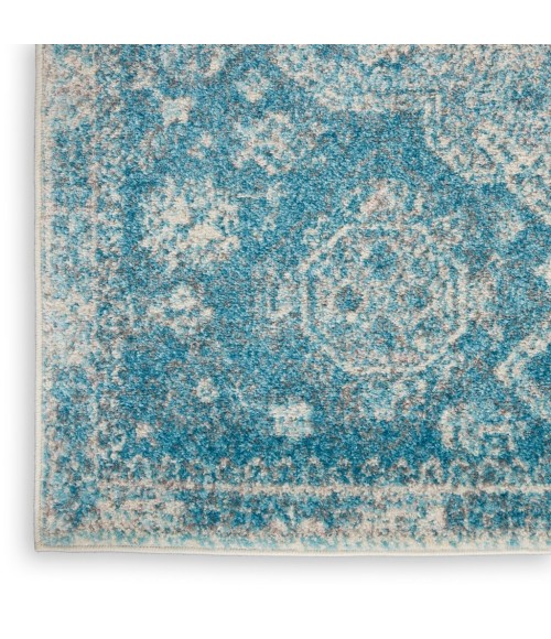 Nourison TRANQUIL Area Rug Nourison Tranquil Area Rug TRA13-Lt.Blue/Ivory