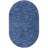 Nourison Essentials - Nre01 Navy Blue Area Rug 6 ft. X 9 ft. Oval Oval