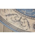 Nourison Somerset Round Area Rug ST02-Light Blue