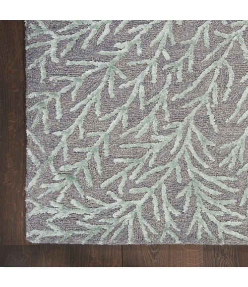Michael Amini Ma30 Star Area Rug SMR03 Slate/Teal 5'3" x 7'3"