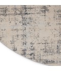 Nourison Rustic Textures Area Rug RUS06 Ivory/Blue 7'10" Round