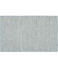 Nourison Courtyard Ivory Aqua COU01 5 ft. Square Rug