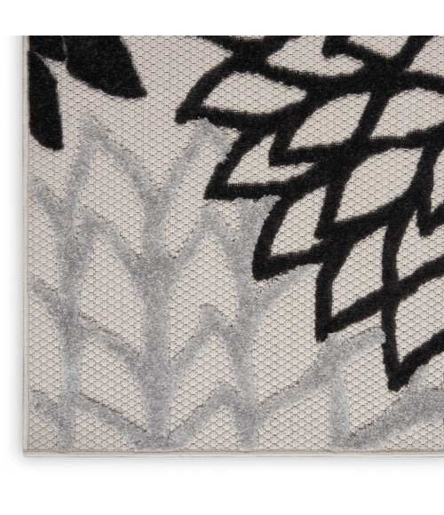 Nourison Aloha Area Rug ALH05-Black White