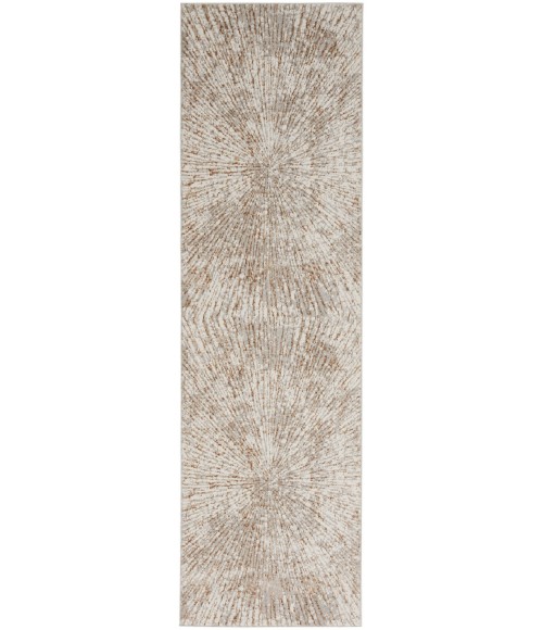 Metallic Area Rug Inspire Me! Home Décor Metallic Area Rug MTL01 Grey Mocha 2'2" x 7'6"
