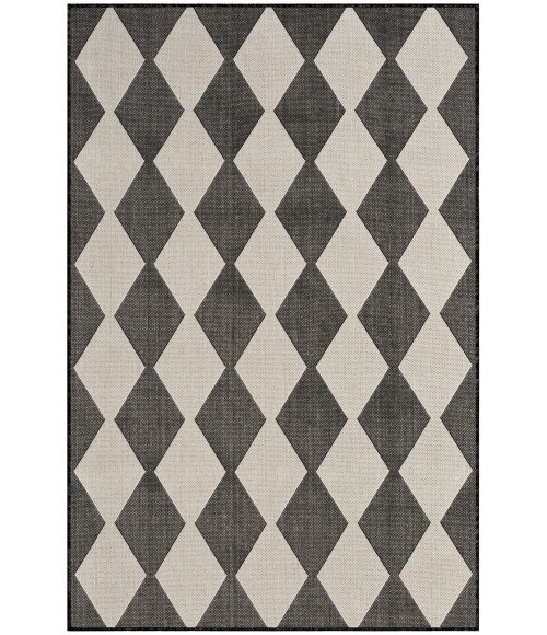 Nourison Positano Black POS04 4 ft. X 6 ft. Rect. Rug