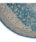 Nourison TRANQUIL Area Rug Nourison Tranquil Round Area Rug TRA07-Ivory/Turquoise
