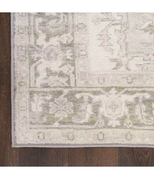 Nourison Vintage Washables Green VWS08 2 ft. X 6 ft. Rect. Rug