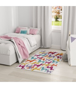 Nourison Home Imagination Ivory Multicolor IMA20 4 ft. X 6 ft. Rectangle Rug