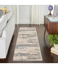 Nourison Solace Area Rug SLA08 Ivory/Grey/Blue 2'3" x 7'3"