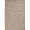Nourison Positano - Pos01 Beige Area Rug 4 ft. X 6 ft. Rectangle