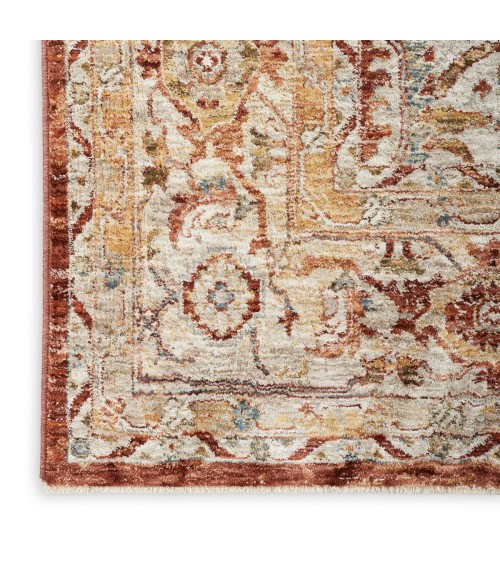 Nourison Sahar Rust SHR02 5 ft. X 8 ft. Rect. Rug