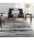 Nourison TEXTURED CONTEMPORARY Area Rug Nourison Textured Contemporary Area Rug TEC02-Ivory/Charcoal