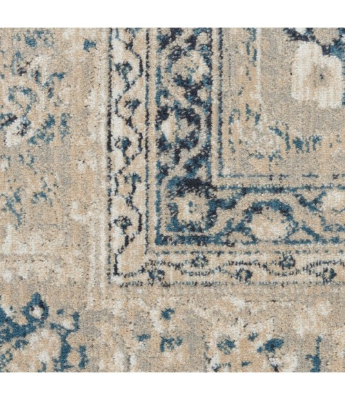 Kathy Ireland Malta Area Rug MAI18-Ivory/Grey