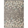 Nourison Tranquil(Traql) - Tra04 Grey Beige Area Rug 5 ft. 3 X 7 ft. 3 Rectangle