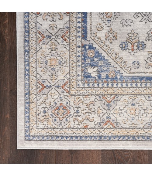 Nicole Curtis Series 4 Area Rug SR403 Grey/Blue