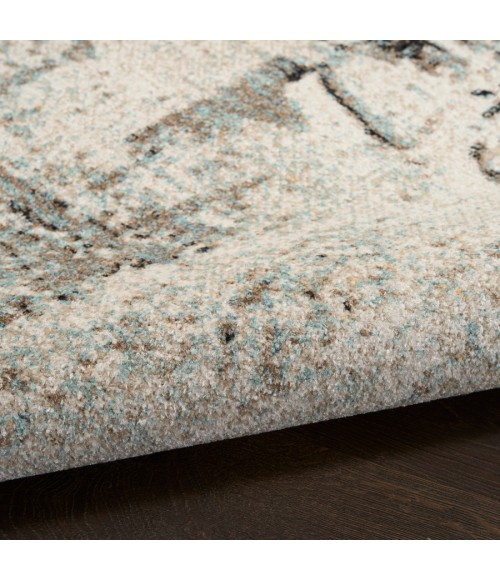 Nourison Home Washable Decor Blue WSD09 7 ft. 10 in. X 10 ft. Rectangle Rug