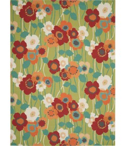 Nourison Wav01/Sun & Shade - Snd27 Seaglass Area Rug 10 ft. X 13 ft. Rectangle