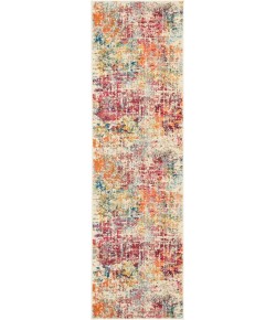 Nourison Celestial 2' X 6' Pink Multicolor Modern & Contemporary Indoor Rug