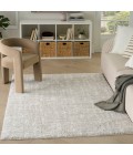 Nourison Home Modern Shag Grey Ivory MMD06 5 ft. 3 in. X 7 ft. Rectangle Rug