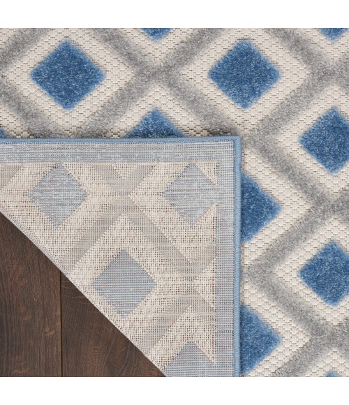 Nourison Aloha Area Rug ALH26 Blue/Grey 12' x 15'