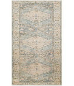 Nourison Astra Machine Washable Silver Blue ASW11 2 ft. 2 in. X 10 ft. Rectangle Rug