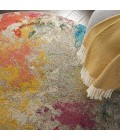 Nourison CELESTIAL Area Rug Nourison Celestial Round Area Rug CES12-Ivory/Multicolor