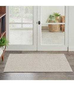 Nourison Textured Home Ivory Mocha TXH01 2 ft. 2 in. X 3 ft. 9 in. Rect. Rug