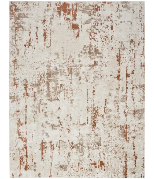 Nourison Quarry Ivory Rust QUA01 10 ft. X 14 ft. Rect. Rug