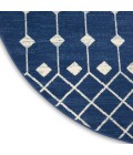 Nourison Grafix Round Area Rug GRF37-Navy