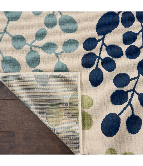 Nourison Caribbean Square Area Rug CRB01-Ivory
