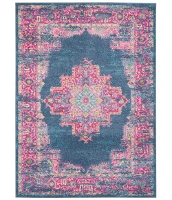 Nourison Passion - Psn03 Blue Area Rug 5 ft. 3 X 7 ft. 3 Rectangle