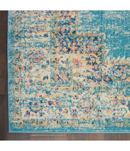 Nourison Passion Runner Area Rug PSN03-Light Blue