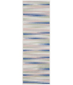 Nourison Whimsicle - Whs12 Ivory Multicolor Area Rug 2 ft. X 6 ft. Rectangle