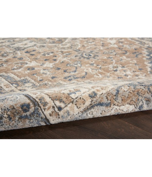 Nourison Quarry Beige Grey QUA05 8 ft. X Square Rug