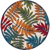 Nourison Aloha - Alh18 Multicolor Area Rug 4 ft. X Round