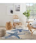Nourison Aloha Area Rug ALH24-Blue/Grey