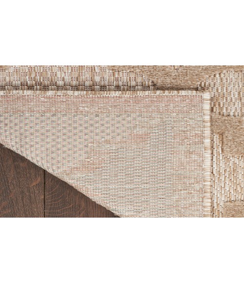 Nourison Easy Care Natural Beige NES01 2 ft. X 4 ft. Rectangle Rug