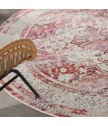 Nourison Vintage Kashan Area Rug VKA07-Red/Ivory