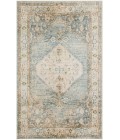 Nourison Astra Machine Washable Silver Blue ASW11 2 ft. 2 in. X 4 ft. Rectangle Rug