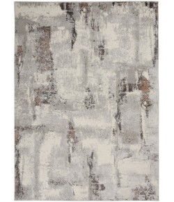 Nourison Elation - Etn06 Grey Ivory Area Rug 4 ft. X 6 ft. Rectangle