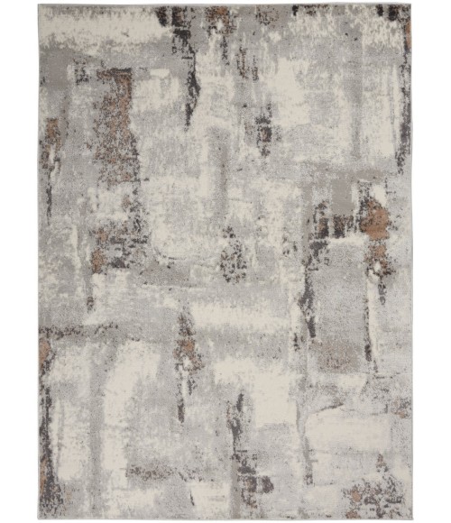Nourison Elation Area Rug ETN06-Grey Ivory