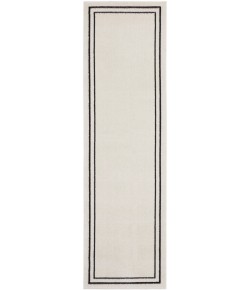 Nourison Essentials - Nre02 Ivory Black Area Rug 2 ft. X 6 ft. Runner