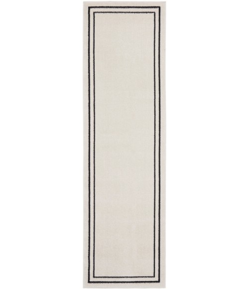 Nourison Nourison Essentials Area Rug NRE02 Ivory/Black
