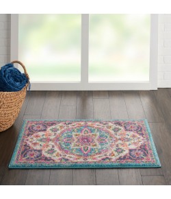 Nourison Passion - Psn22 Ivory Multicolor Area Rug 1 ft. 10 X 2 ft. 10 Rectangle