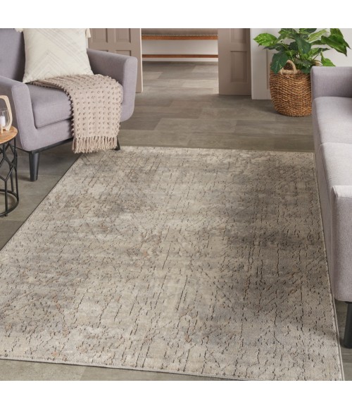 Nourison Quarry Beige Grey Rug QUA03 4 ft. X 6 ft. Rect. - Rugs Town Nourison Quarry Beige Grey QUA03 4 ft. X 6 ft. Rect. Rug